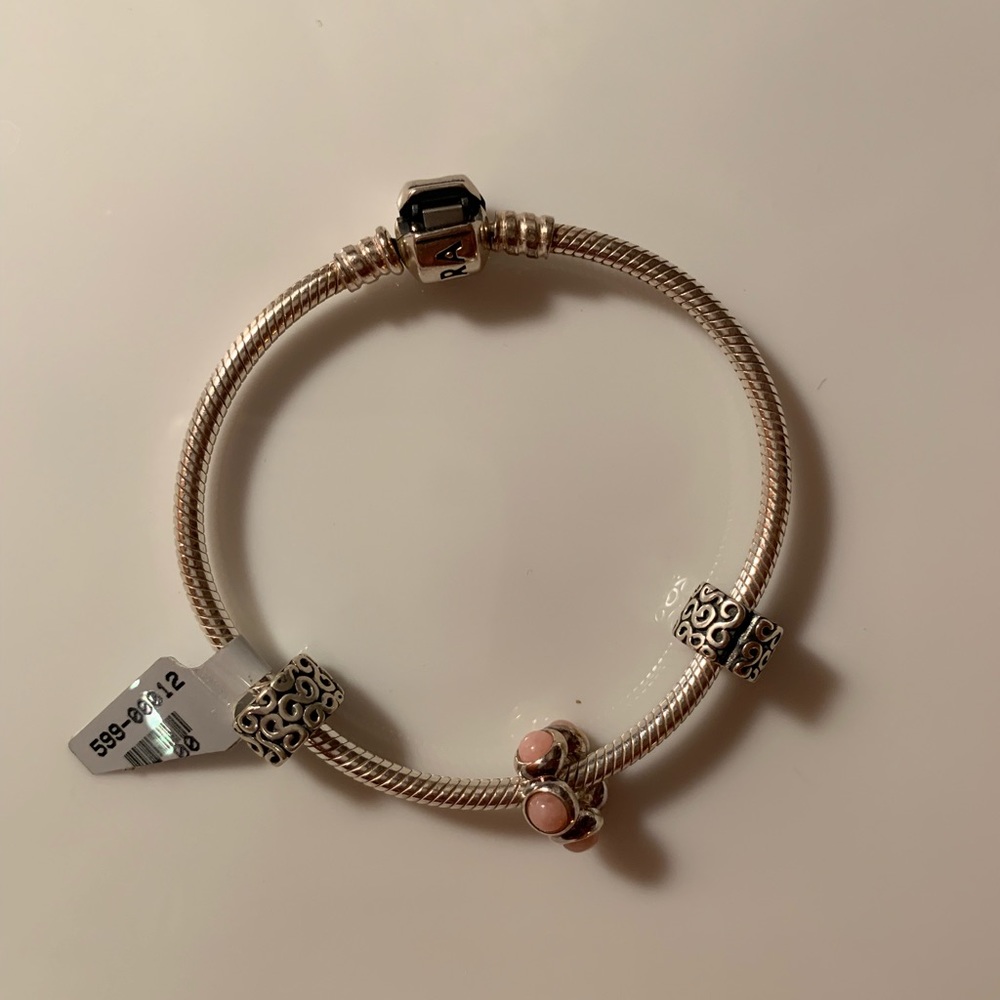 Pandora bracelet with charm